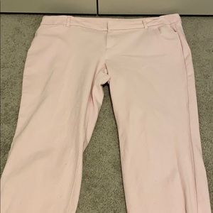 Blush ankle pants